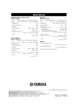 Предварительный просмотр 12 страницы Yamaha CinemaStation NX-P150 Owner'S Manual