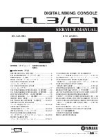 Preview for 1 page of Yamaha CL3 Service Manual