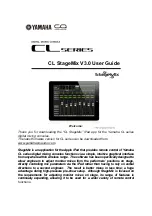 Yamaha CL3 User Manual preview