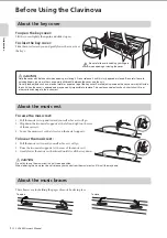 Предварительный просмотр 14 страницы Yamaha CLAVINOVA C L P - 3 8 Owner'S Manual