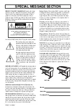 Предварительный просмотр 2 страницы Yamaha Clavinova CLP-120 Owner'S Manual