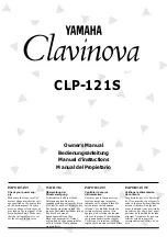 Yamaha Clavinova CLP-121S (French) Manuel D'Instructions предпросмотр