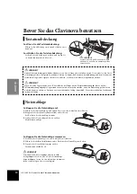 Preview for 10 page of Yamaha Clavinova CLP-130 Bedienungsanleitung