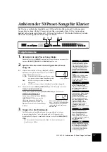 Preview for 17 page of Yamaha Clavinova CLP-130 Bedienungsanleitung