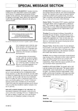 Предварительный просмотр 2 страницы Yamaha Clavinova CLP-134 Owner'S Manual