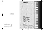 Yamaha Clavinova CLP-150 Owner'S Manual предпросмотр