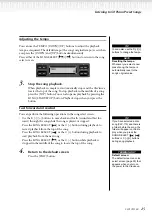 Предварительный просмотр 25 страницы Yamaha Clavinova CLP-150 Owner'S Manual