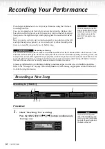 Предварительный просмотр 38 страницы Yamaha Clavinova CLP-150 Owner'S Manual