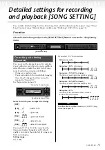 Предварительный просмотр 73 страницы Yamaha Clavinova CLP-150 Owner'S Manual