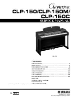 Предварительный просмотр 1 страницы Yamaha Clavinova CLP-150 Service Manual