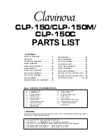 Предварительный просмотр 53 страницы Yamaha Clavinova CLP-150 Service Manual