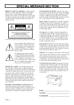 Предварительный просмотр 2 страницы Yamaha Clavinova CLP-153SG Owner'S Manual