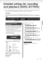 Предварительный просмотр 75 страницы Yamaha Clavinova CLP-175 Owner'S Manual