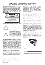 Preview for 2 page of Yamaha Clavinova CLP-240 (Spanish) Manual De Instrucciones