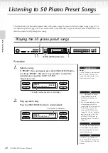 Предварительный просмотр 20 страницы Yamaha Clavinova CLP-270 Owner'S Manual