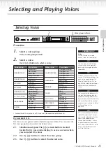 Предварительный просмотр 25 страницы Yamaha Clavinova CLP-270 Owner'S Manual