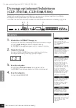 Preview for 56 page of Yamaha Clavinova CLP-307 Manual De Instrucciones