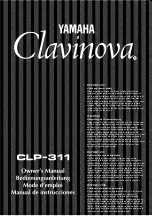 Предварительный просмотр 1 страницы Yamaha Clavinova CLP-311 (French) Mode D'Emploi