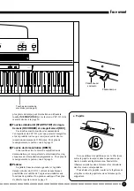 Предварительный просмотр 6 страницы Yamaha Clavinova CLP-311 (French) Mode D'Emploi