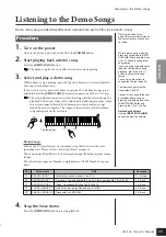 Предварительный просмотр 15 страницы Yamaha Clavinova CLP-320 Owner'S Manual