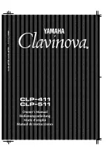 Yamaha Clavinova CLP-411 Owner'S Manual предпросмотр