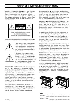 Предварительный просмотр 2 страницы Yamaha Clavinova CLP-411 Owner'S Manual