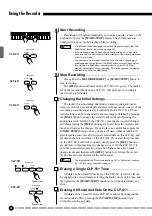 Предварительный просмотр 22 страницы Yamaha Clavinova CLP-411 Owner'S Manual