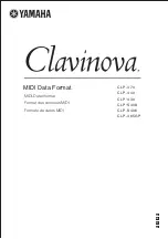 Предварительный просмотр 1 страницы Yamaha Clavinova CLP-470 Midi Data Format