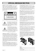 Предварительный просмотр 2 страницы Yamaha Clavinova CLP-611 Owner'S Manual