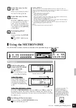 Предварительный просмотр 23 страницы Yamaha Clavinova CLP-611 Owner'S Manual