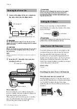 Предварительный просмотр 12 страницы Yamaha Clavinova CLP-625 Owner'S Manual