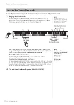 Предварительный просмотр 22 страницы Yamaha Clavinova CLP-625 Owner'S Manual