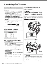 Предварительный просмотр 110 страницы Yamaha CLAVINOVA CLP- 645 Owner'S Manual