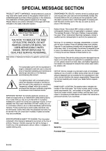 Preview for 2 page of Yamaha Clavinova CLP-705 Owner'S Manual