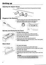 Preview for 8 page of Yamaha Clavinova CLP-705 Owner'S Manual