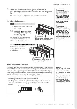 Предварительный просмотр 17 страницы Yamaha Clavinova CLP- 745 Owner'S Manual