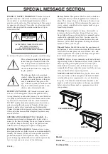 Preview for 2 page of Yamaha Clavinova CLP-950 Owner'S Manual