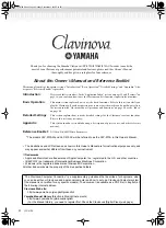 Предварительный просмотр 6 страницы Yamaha Clavinova CLP-970A Owner'S Manual