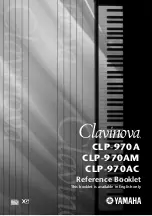 Предварительный просмотр 1 страницы Yamaha Clavinova CLP-970AM Reference Booklet