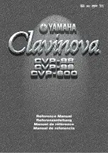 Предварительный просмотр 1 страницы Yamaha Clavinova CLP-98 Reference Manual