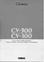 Yamaha Clavinova CV-100 Owner'S Manual предпросмотр