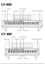 Предварительный просмотр 2 страницы Yamaha Clavinova CV-100 Owner'S Manual