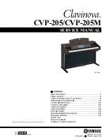 Yamaha Clavinova CVP-103M Service Manual preview