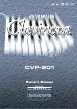 Yamaha Clavinova CVP-201 Owner'S Manual предпросмотр