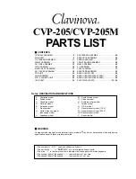 Preview for 77 page of Yamaha Clavinova CVP-205 Service Manual