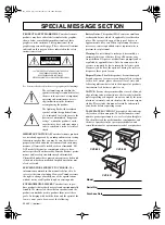 Предварительный просмотр 2 страницы Yamaha Clavinova CVP-305/303/301 Mode D'Emploi