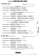 Предварительный просмотр 4 страницы Yamaha Clavinova CVP-35 Owner'S Manual