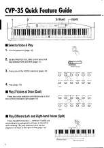 Предварительный просмотр 10 страницы Yamaha Clavinova CVP-35 Owner'S Manual