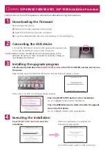 Preview for 1 page of Yamaha Clavinova CVP-409 Installation Procedure