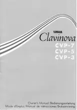 Предварительный просмотр 1 страницы Yamaha Clavinova CVP-5 Owner'S Manual